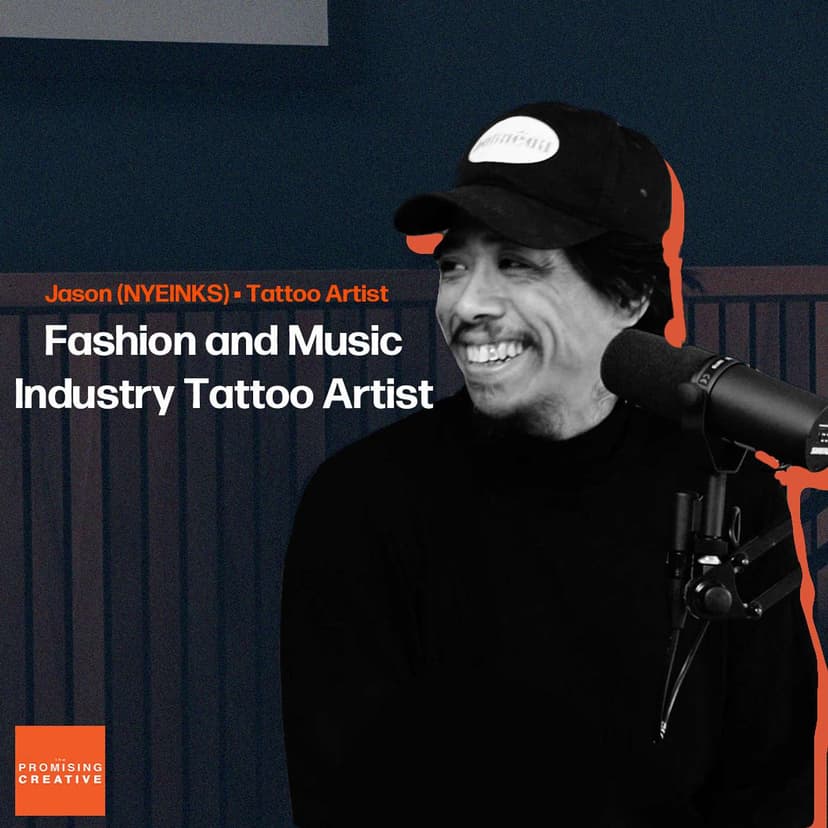 Episode artwork for Ep #6: Jason Anthony Cudapas - Fashion and Music Industry Tattoo Artist
